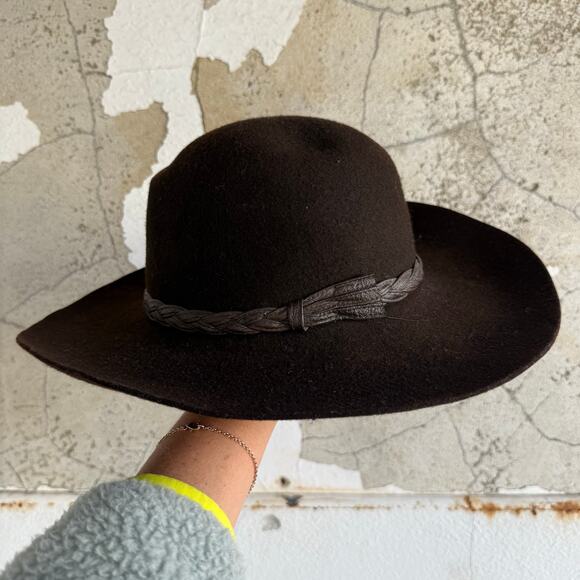 Vintage Rockmount Ranch‎ Wear Caballero Wool Felt Hat Western Cowboy Denver CO